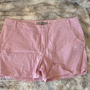 Marc New York Pink Seersucker Bermuda Shorts